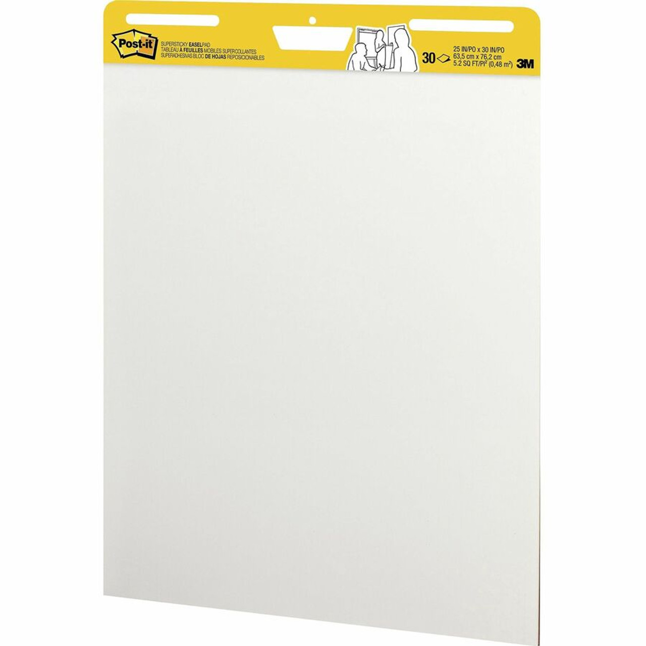 Post-it Self-Stick Easel Pads, White, 25 x 30 - 4 count