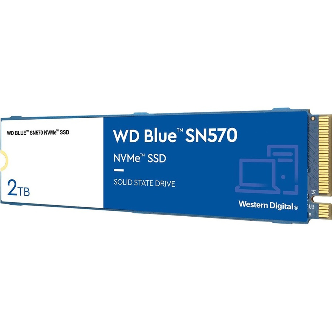 WD Blue SN570 WDS200T3B0C 2 TB Solid State Drive - M.2 | Beach Audio