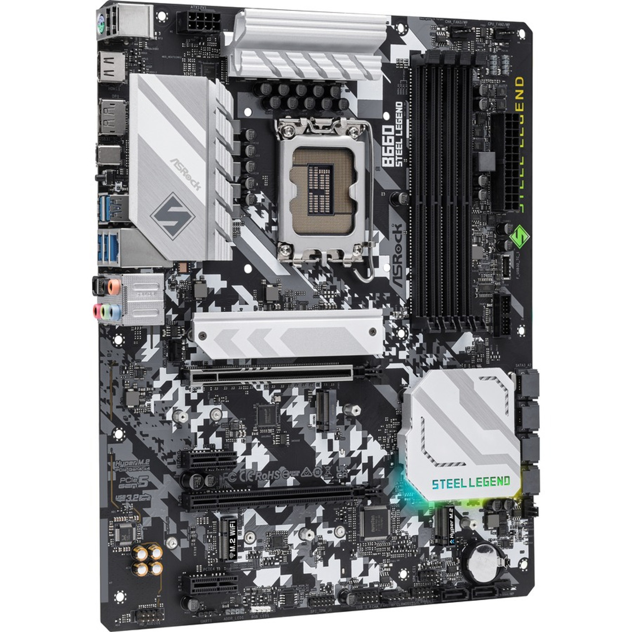 ASRock B660 Steel Legend Desktop Motherboard - Intel | Beach Audio