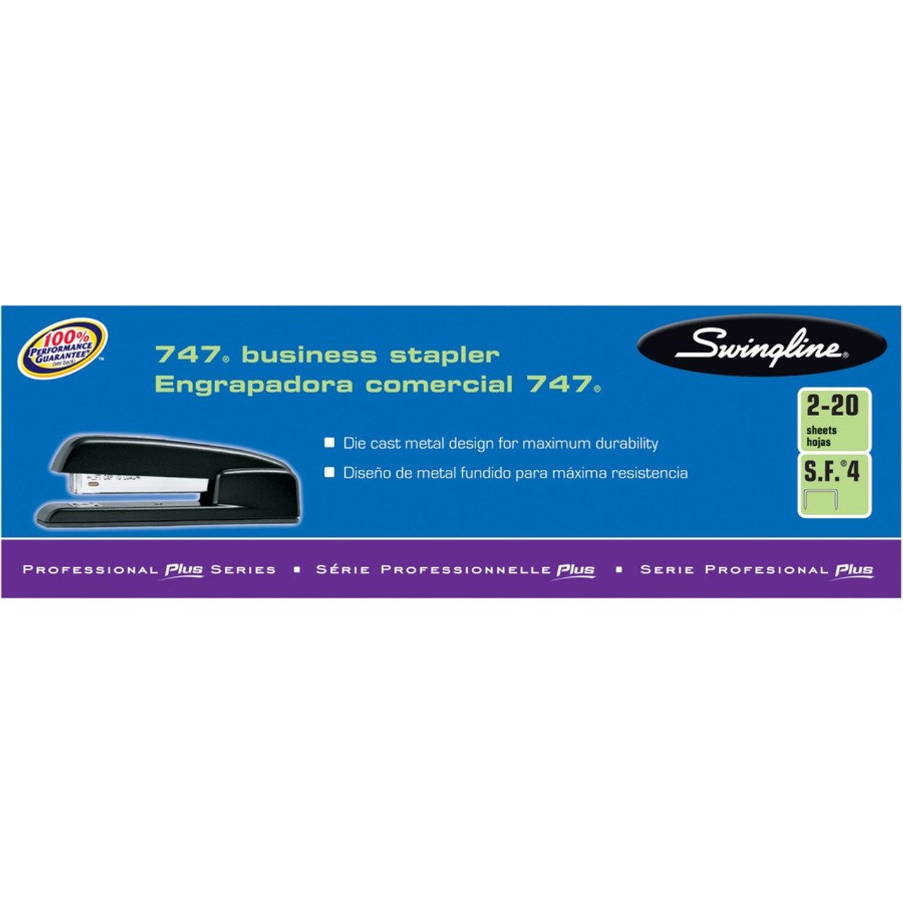 Swingline SWI74759 Business Full Strip Desk Stapler, Steel Gray