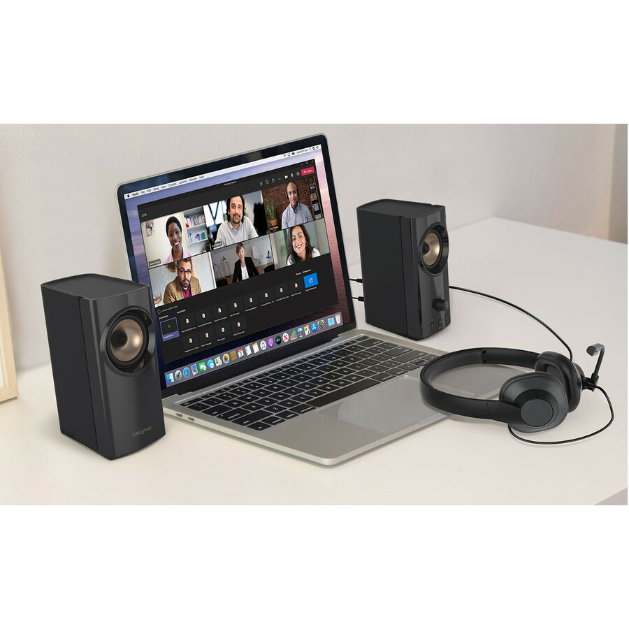 Creative T60 2.0 Bluetooth Speaker System - 30 W RMS - | Beach Audio