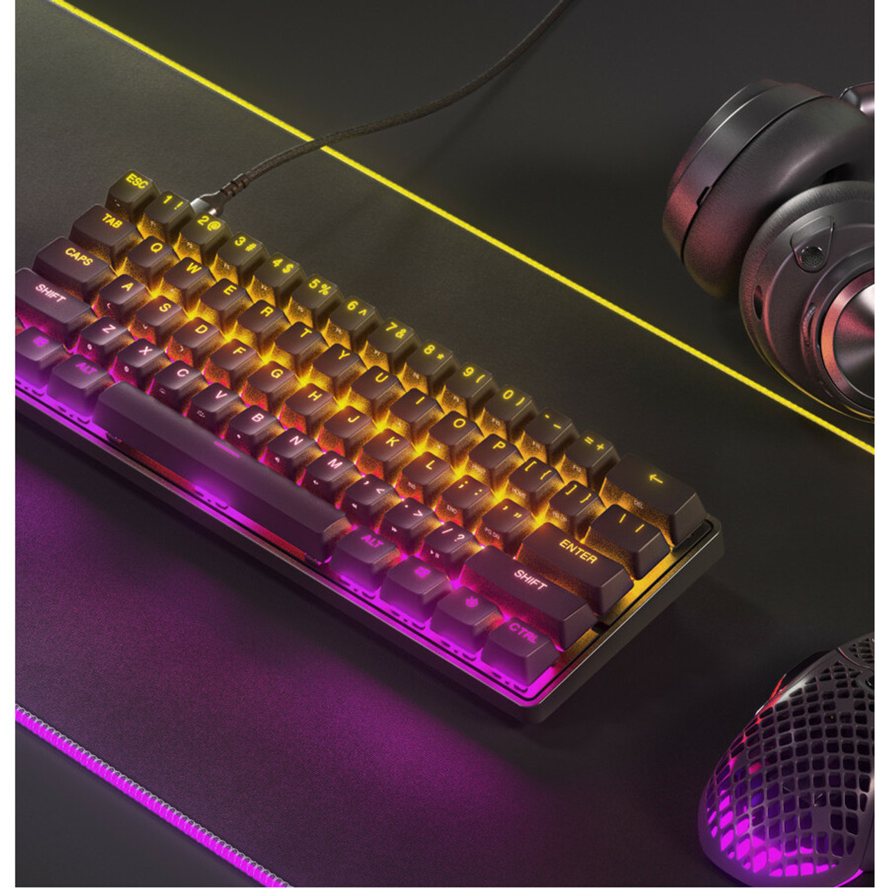 Steelseries 64837 Apex 9 Mini Keyboard Accs 60% Rgb | Beach Audio