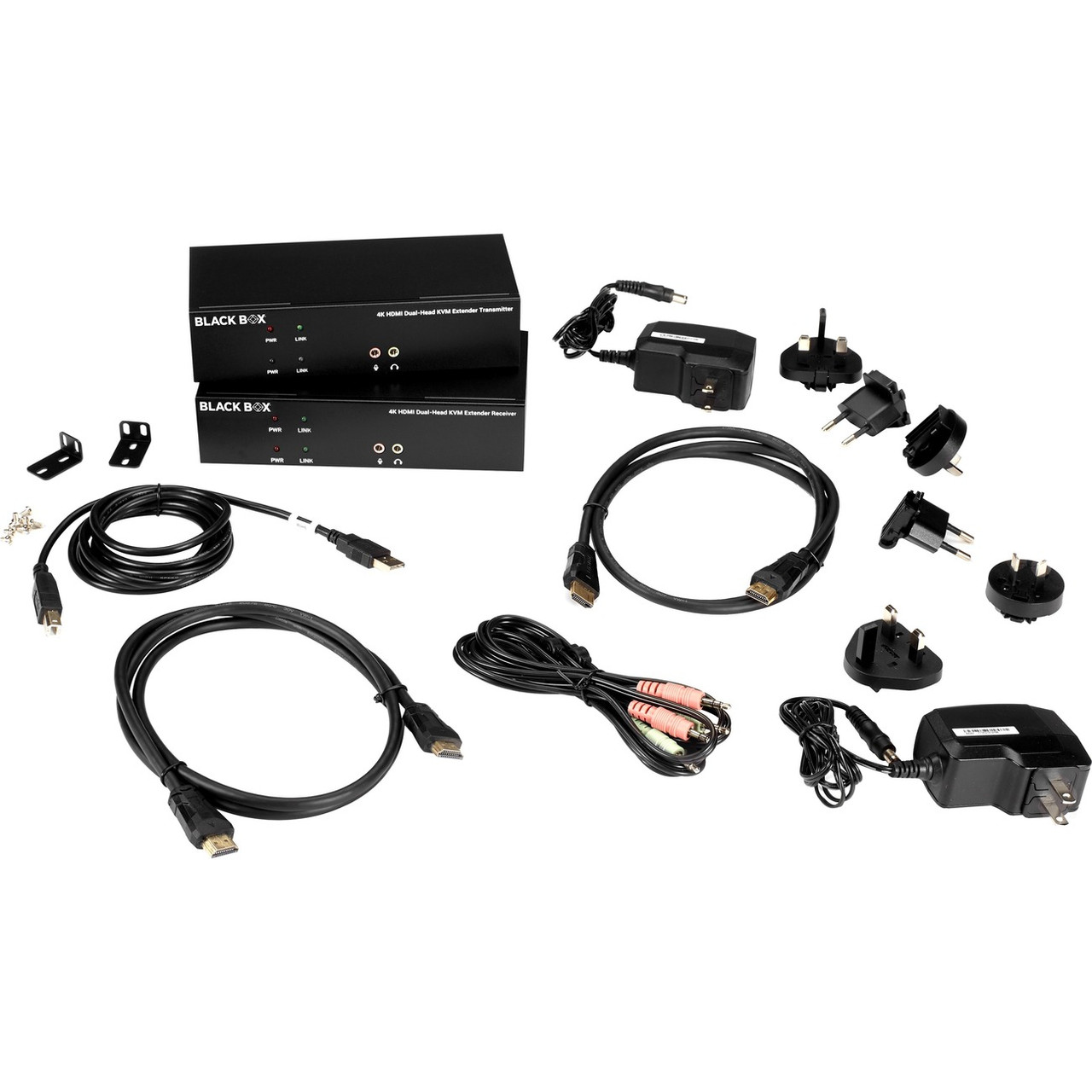 Black Box Network Services KVXLCHF-200 Kvm Extender Kit | Beach Audio