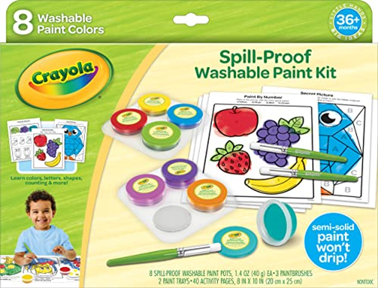 Crayola Spill Proof Washable Paint Set (cyo-811518)