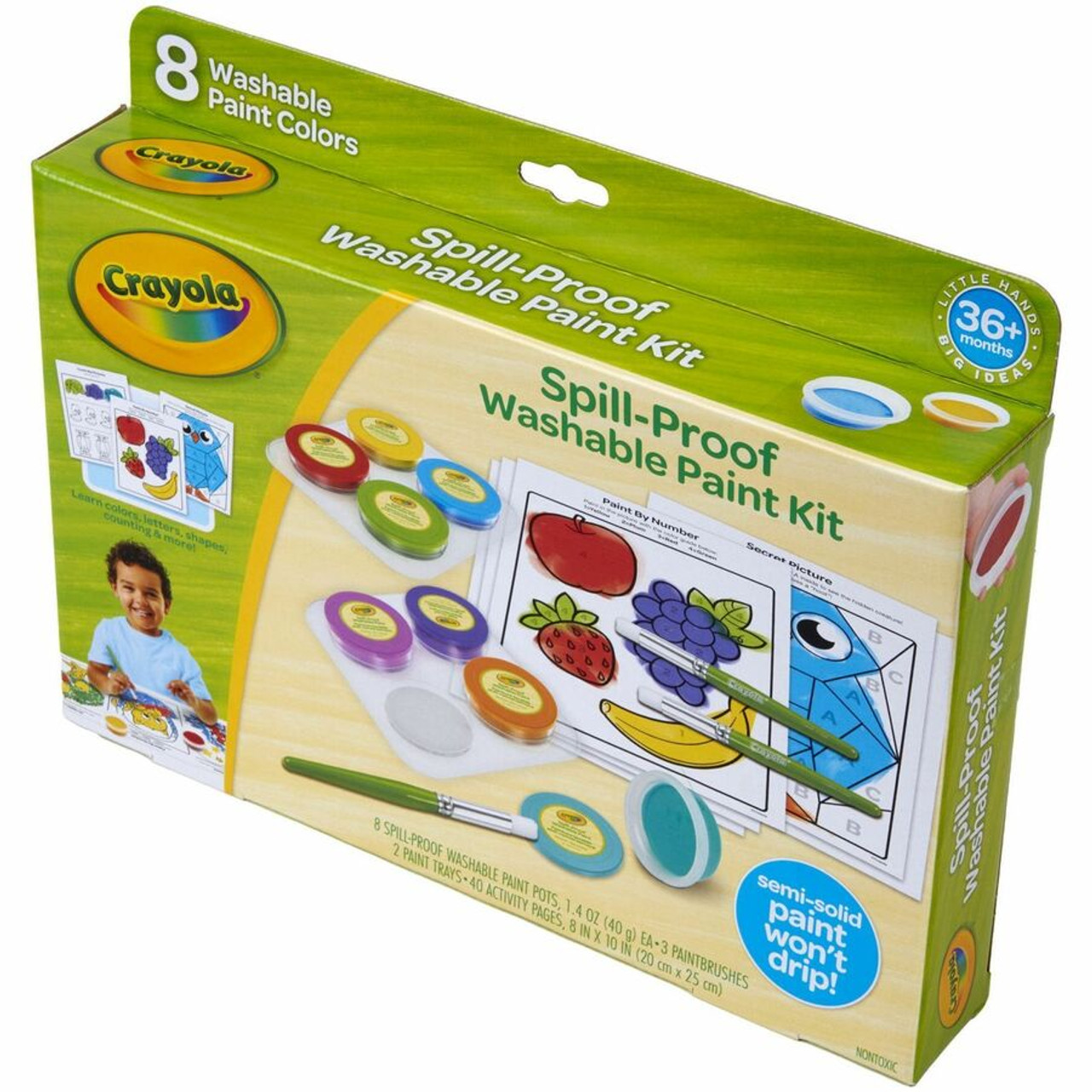 Crayola Spill Proof Washable Paint Set