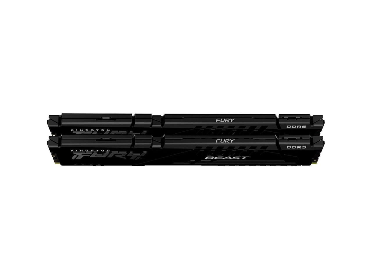 メモリー DDR5 32BG KINGSTON FURY KF560C40BB-32-SP Kingston FURY Beast 64GB [2 x 32GB] DDR5 SDRAM Memory | Beach Audio