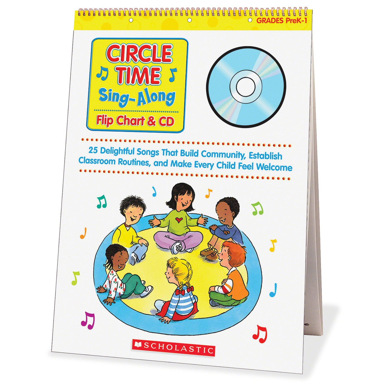 Scholastic Circle Time Sing-along Flip Chart & Cd | Beach Audio