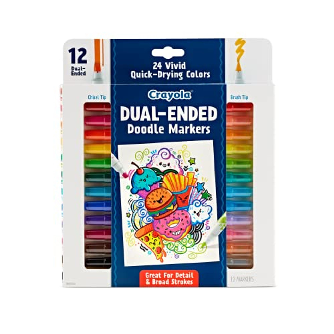 Dual-Ended Art Markers 10-Pack