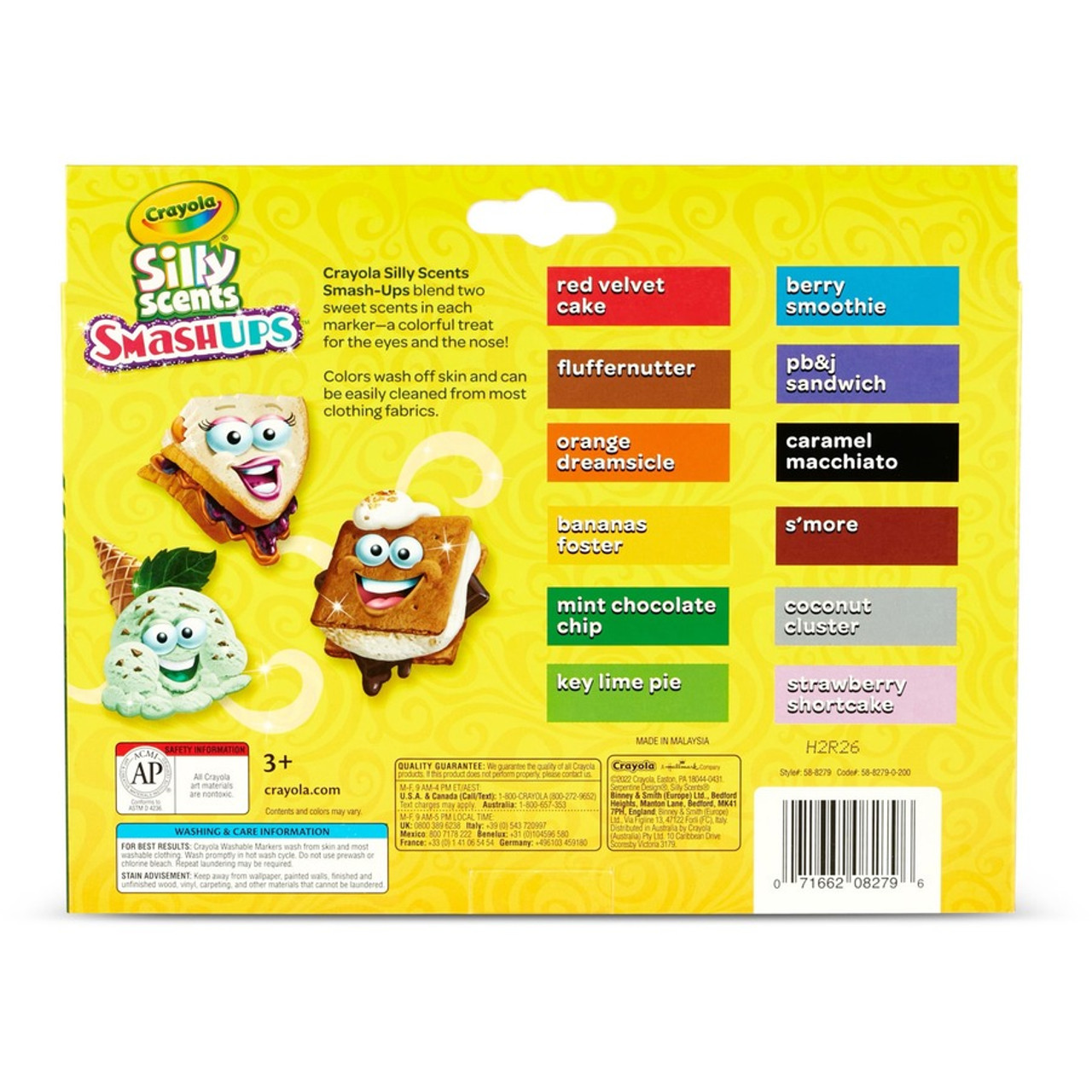 Washable Markers (CRAYOLA SILLY SCENTS) – C&I Office Supplies S.A.