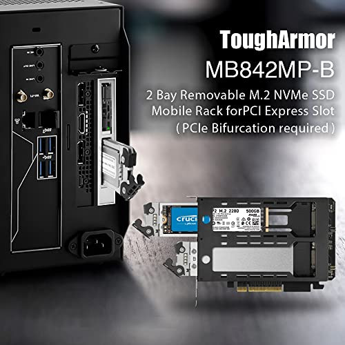Icy Dock ToughArmor MB842MP-B Drive Enclosure PCI | Beach Audio