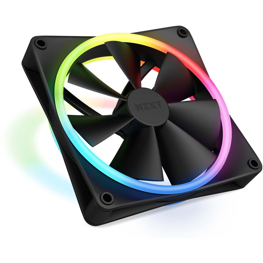 PC用ファン・クーラー NZXT F120 RGB NZXT F120 RGB DUO RF-D12SF-B1 Cooling Fan - 1 Pack | Beach Audio