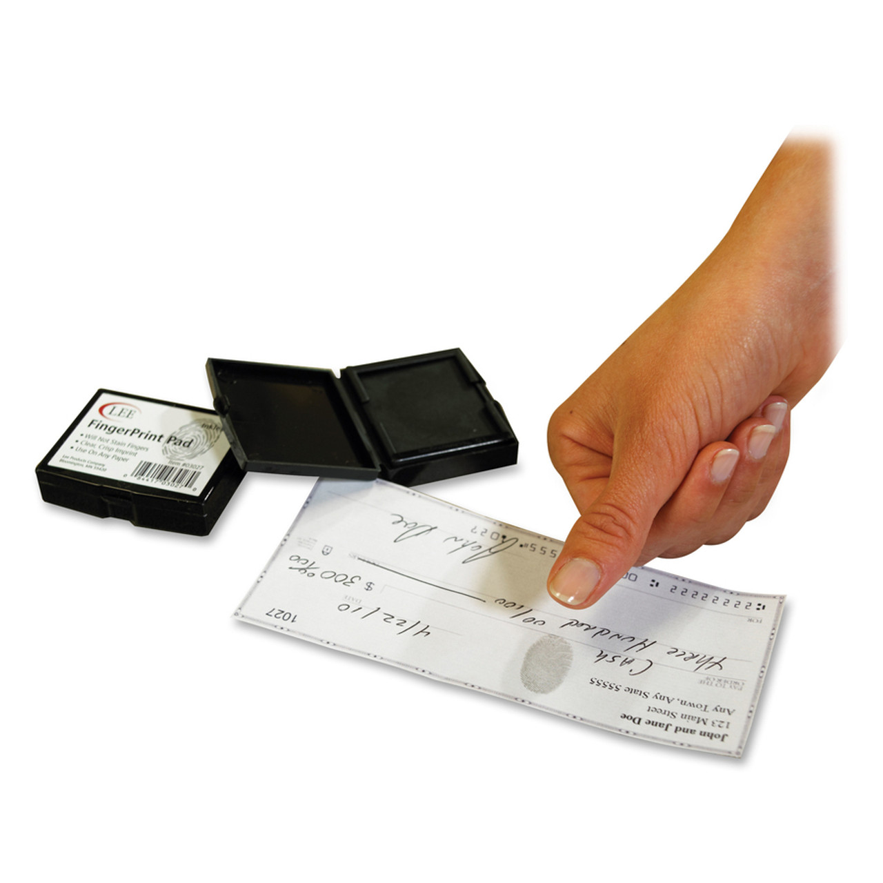 Fingerprint Ink Pad with Black Ink - Ships in One Business Day!