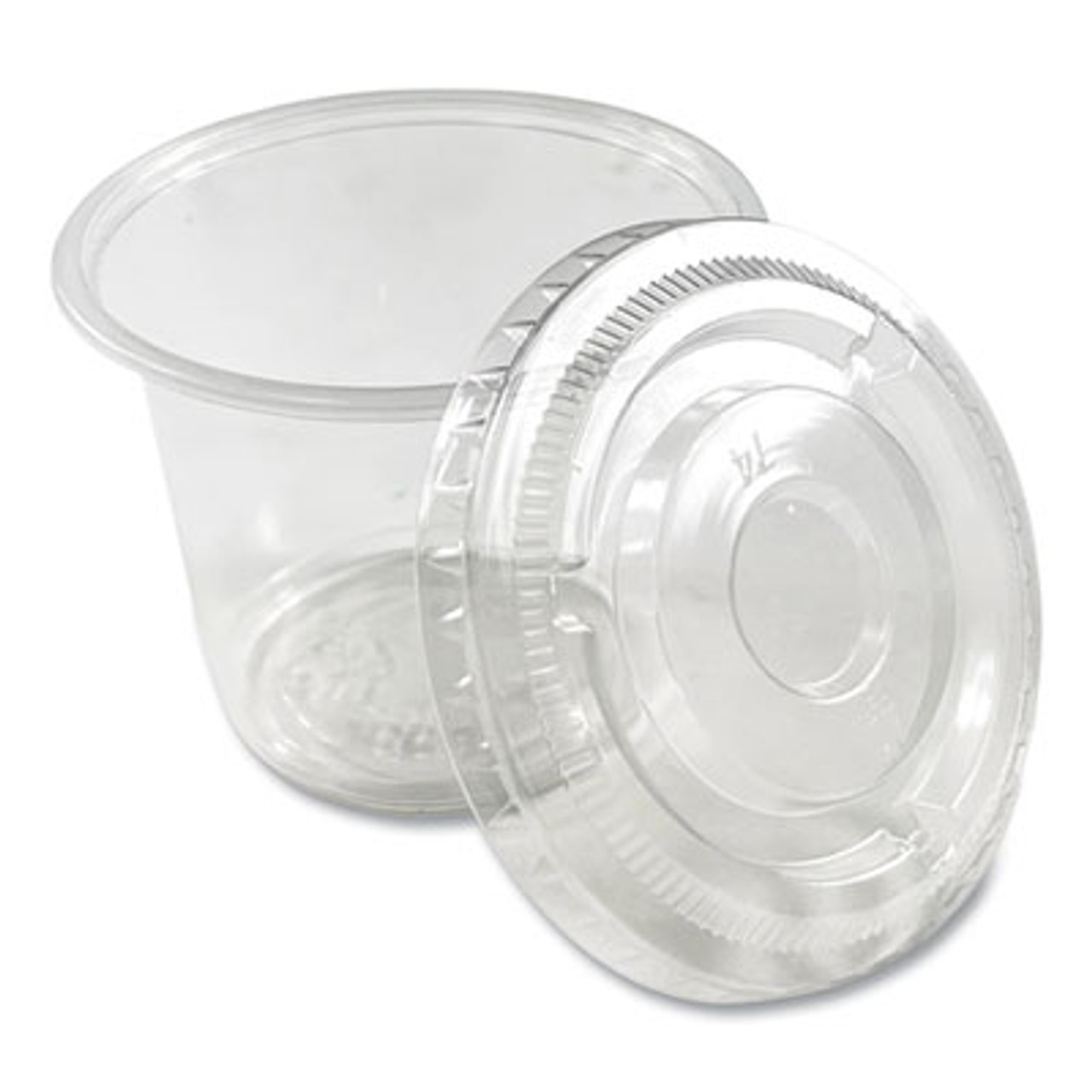 Boardwalk BWKPRTN2TS | 2 oz. Polypropylene Souffle/Portion Cups - Clear (2500/Carton)