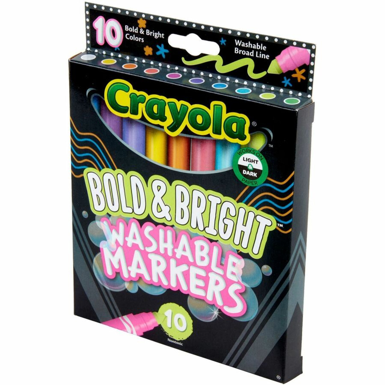 Crayola Bright/Bold Broad Line Markers (cyo-587735)