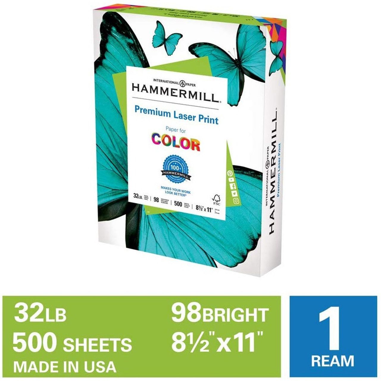 Hammermill Laser Paper - For Inkjet, Laser Print 