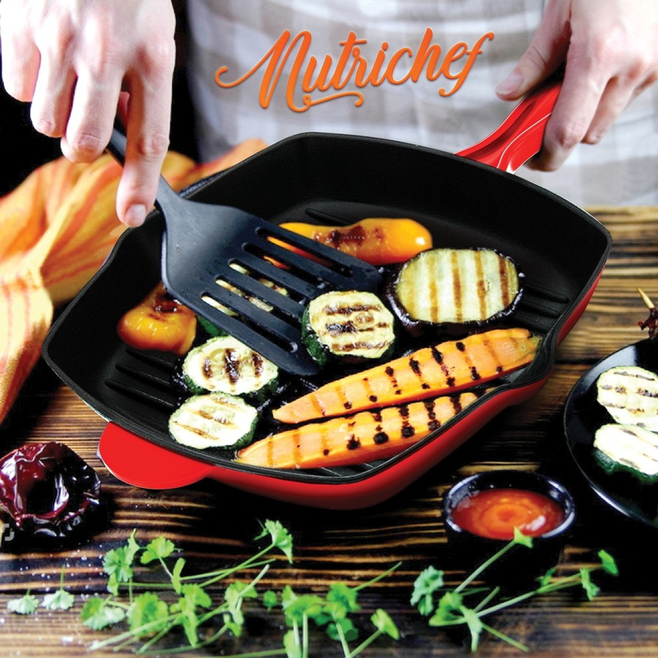 Le Creuset 10.25 Square Cast Iron Skillet Grill