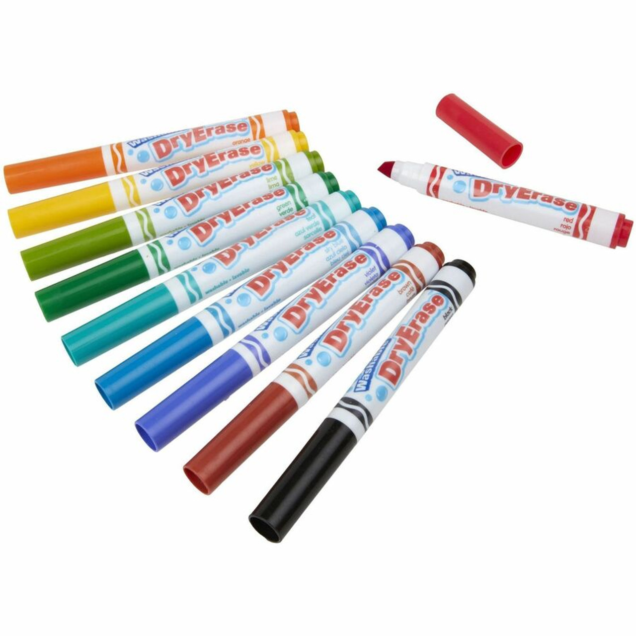 Crayola Washable Dura-Wedge Tip Dry-Erase Markers (cyo-587733)