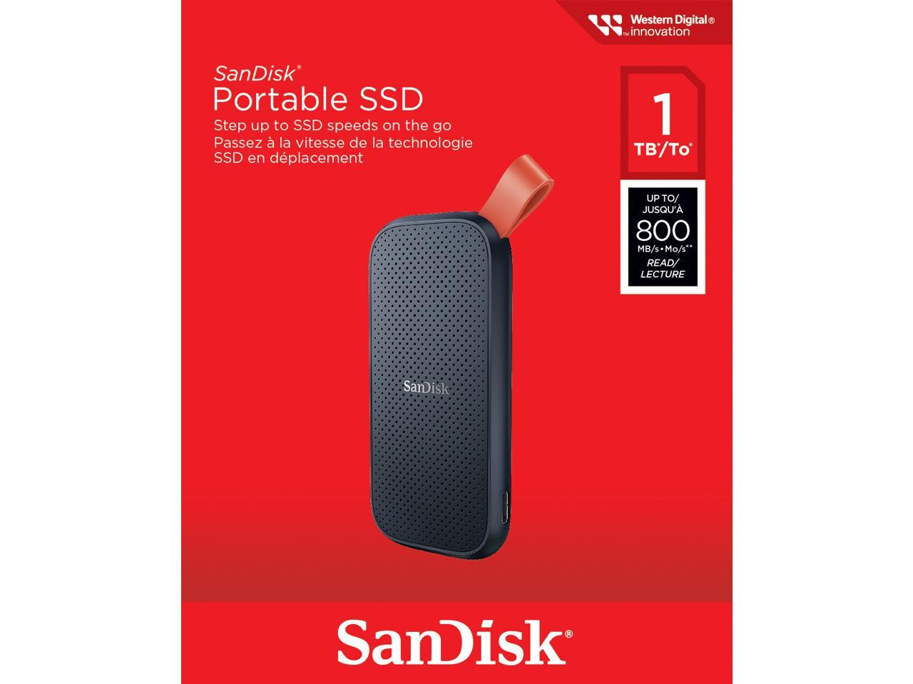 SanDisk SDSSDE30-1T00-G26 1 TB Portable Solid State | Beach Audio