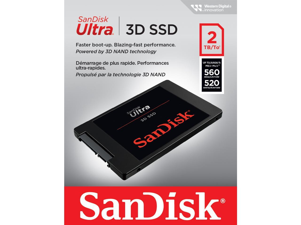 Sandisk SDSSDH3-2T00-G26 Ssd 2t, sd Sdssdh3-2t00-g26 Rt