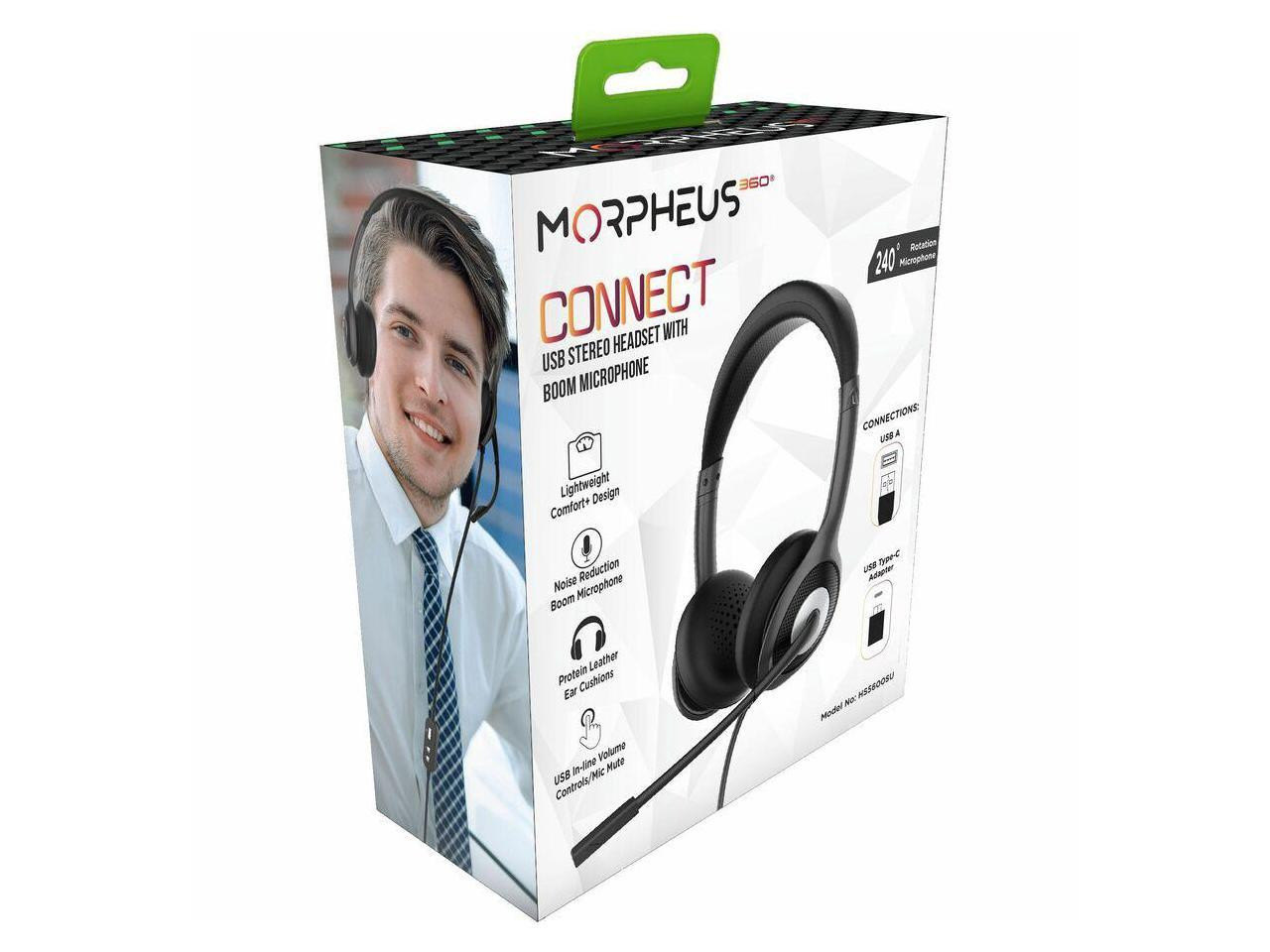 Morpheus 360 Connect USB Stereo Headset with Boom Beach Audio
