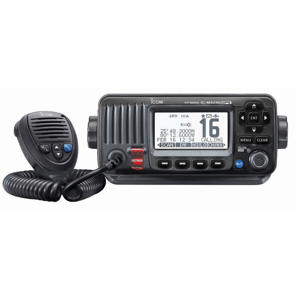 Icom M424G41 VHF Radio - Thumbnail 2