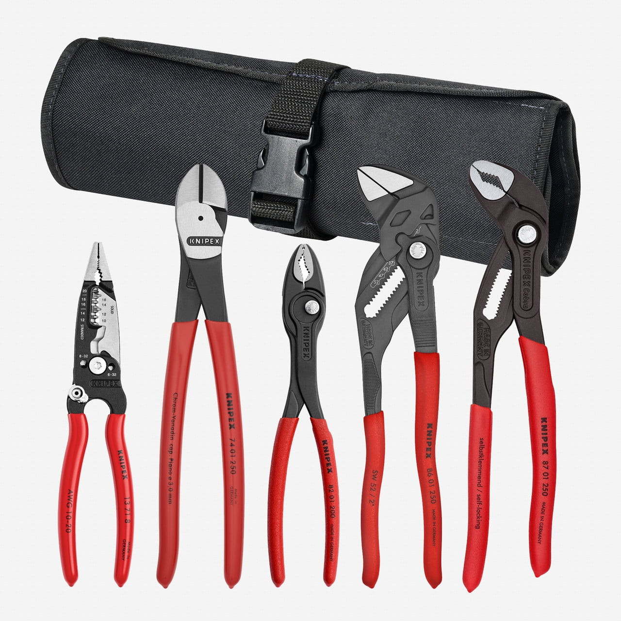 Knipex 9K0080150US 5 Pc Core Pliers Set In Tool Roll