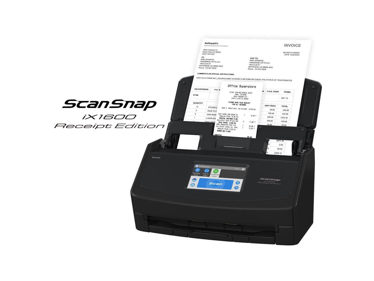 Fujitsu PA03770-B675 Scansnap Ix1600 Receipt | Beach Audio