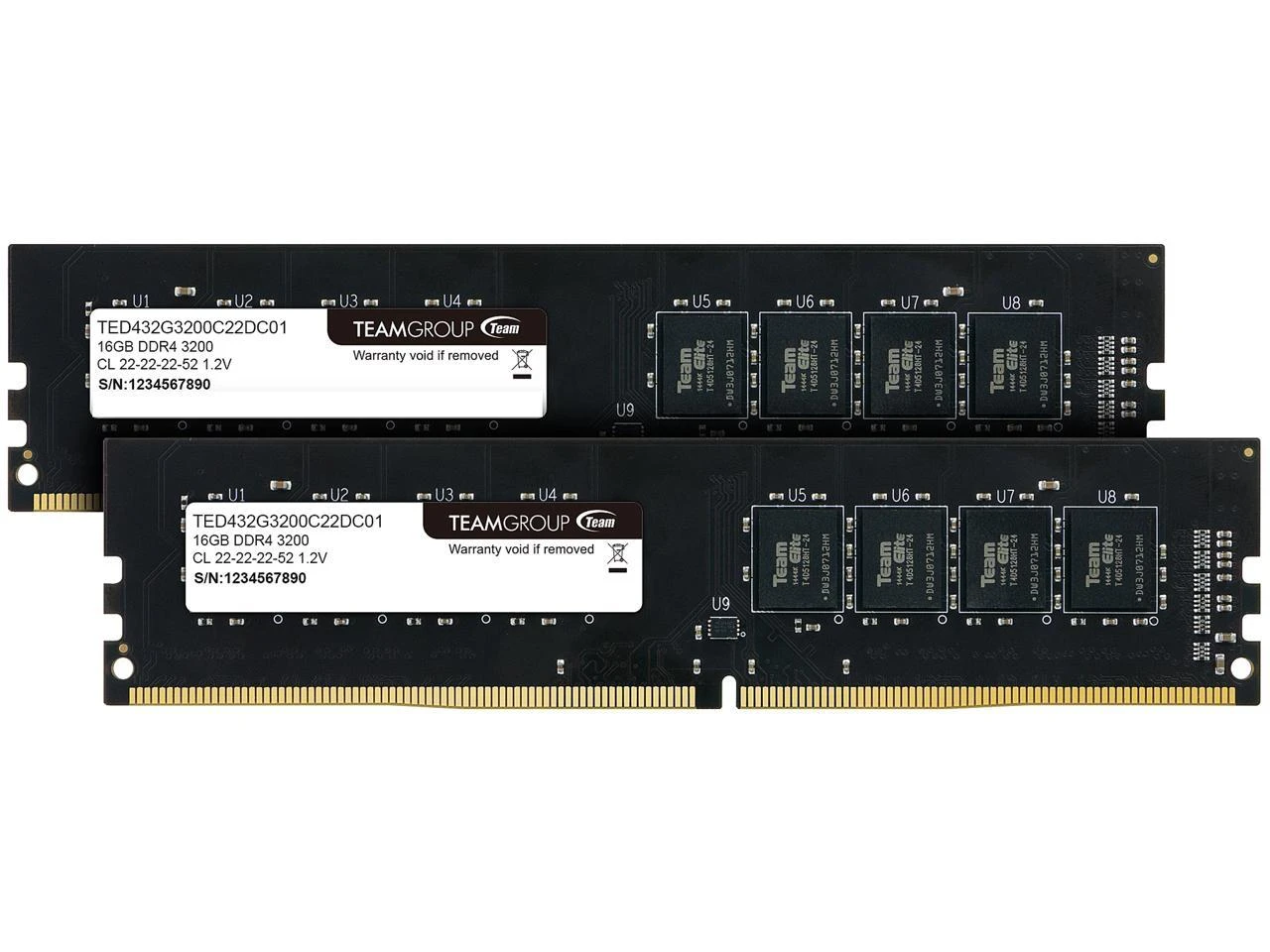 Team ELITE 32GB (2 x 16GB) DDR4 SDRAM Memory Kit | Beach Audio