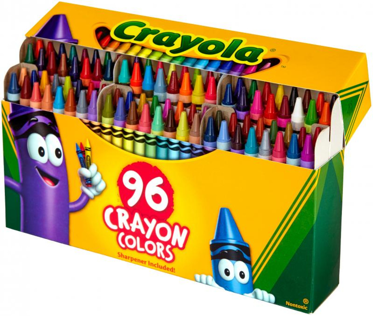Crayola Crayon - Assorted Wax - 96 / Box (520096)