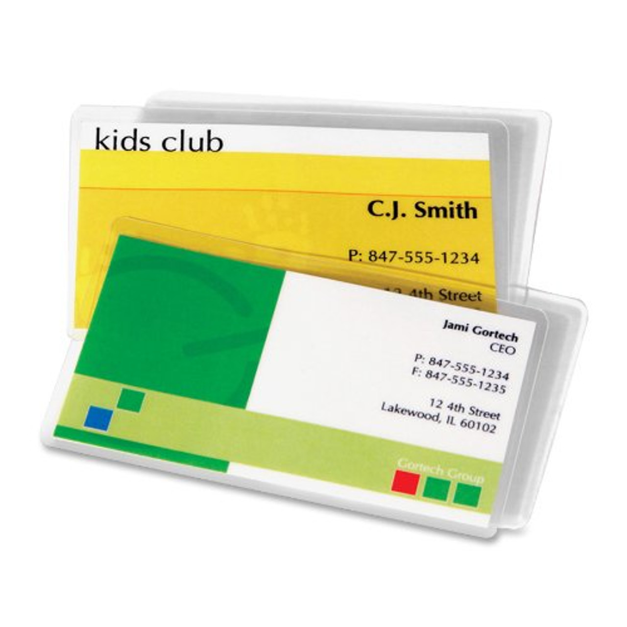 Yellow Business Cards - Pack of 100