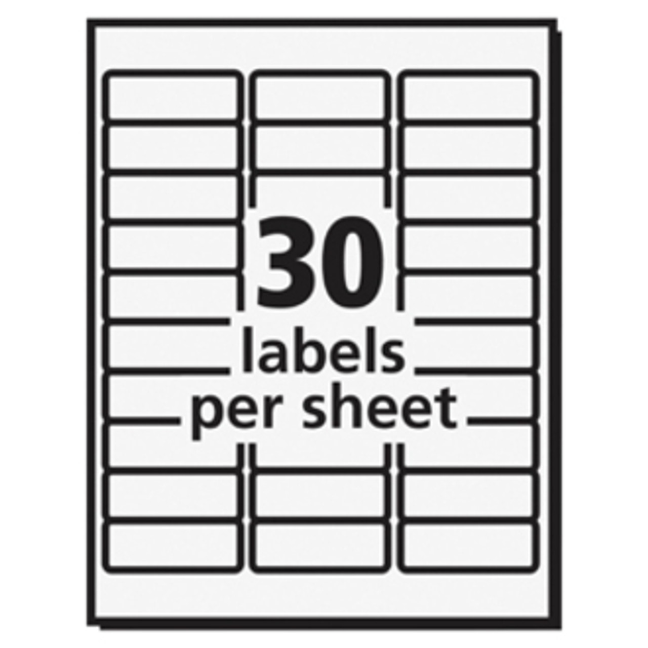 Avery Weather Proof Mailing Label 1
