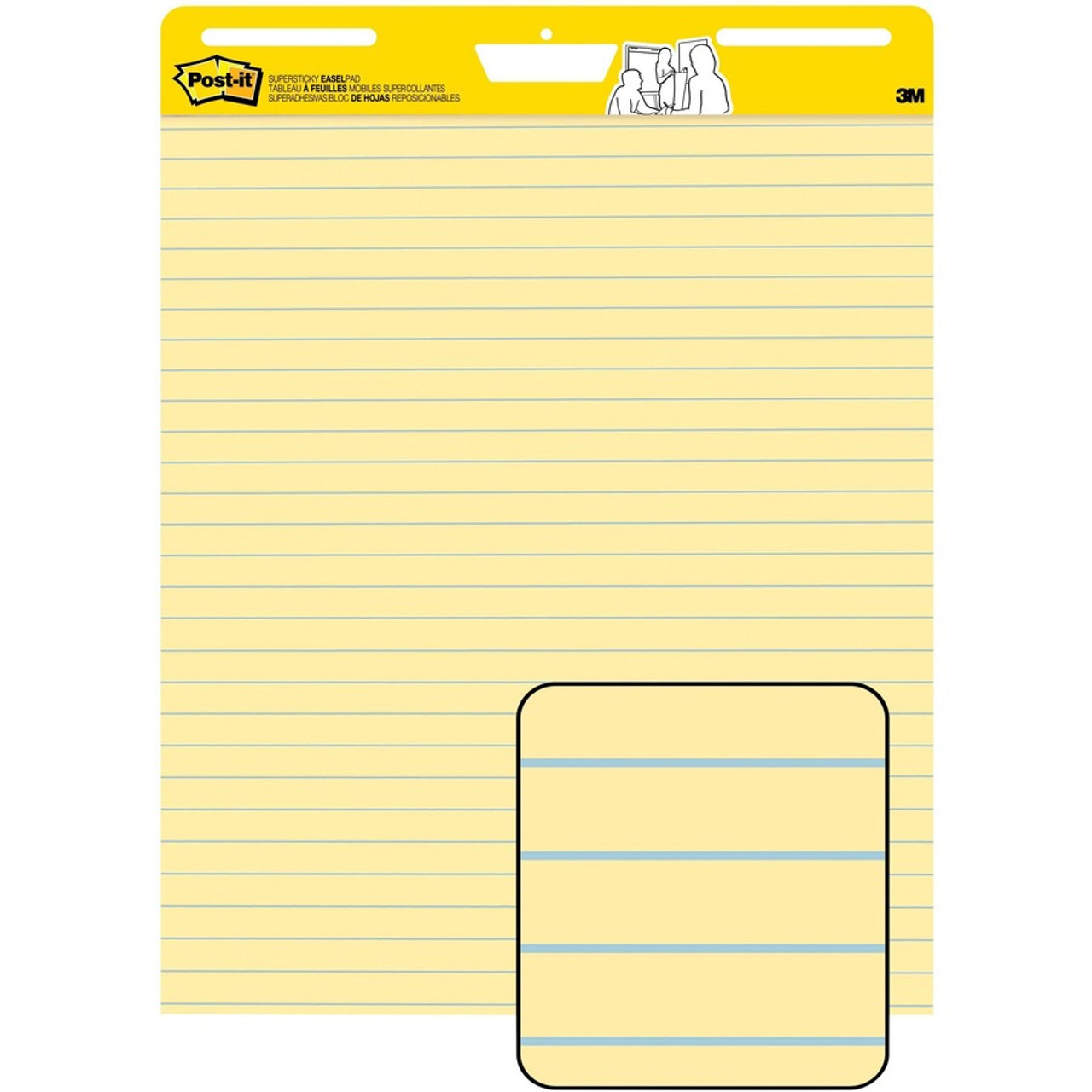  Post-it 561-VAD-4PK Super Sticky Easel Pad, 25 x 30