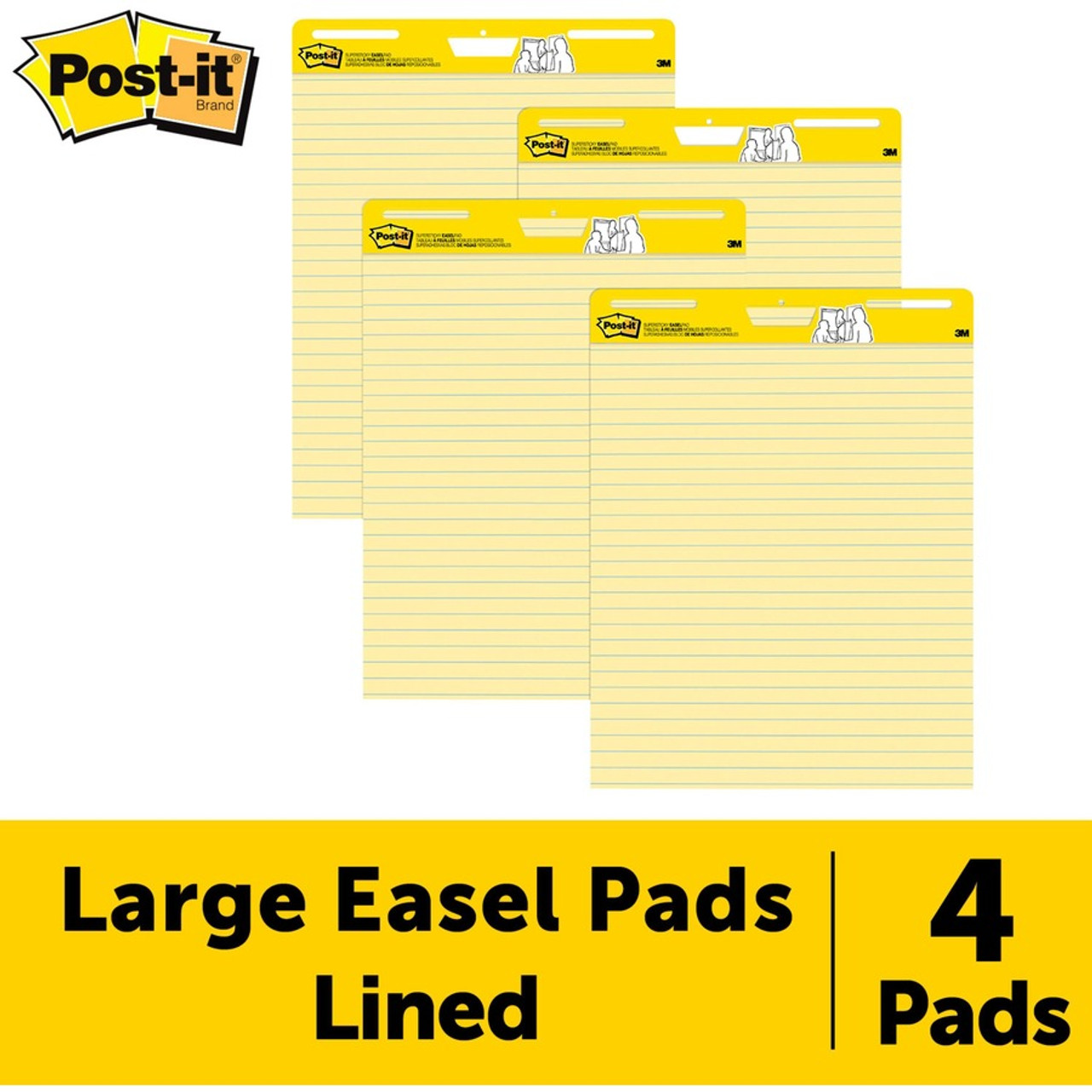 Vertical-Orientation Self-Stick Easel Pads, Presentation Format