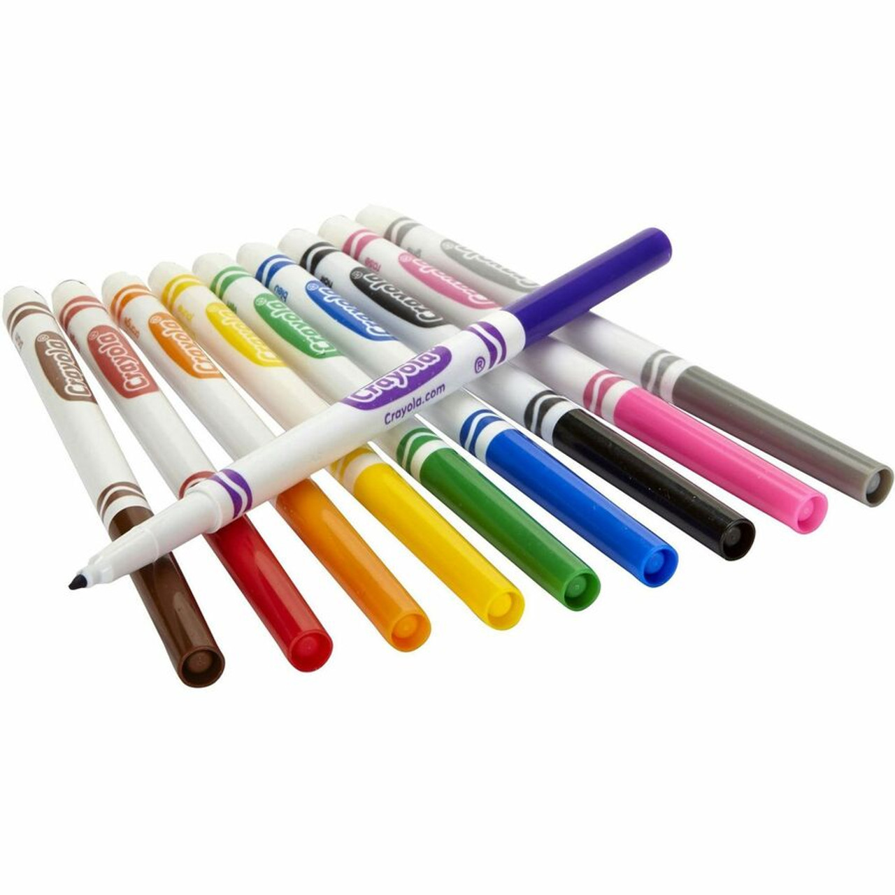 Crayola Doodle Markers - Fine Marker Point - Multicolor - 12 /