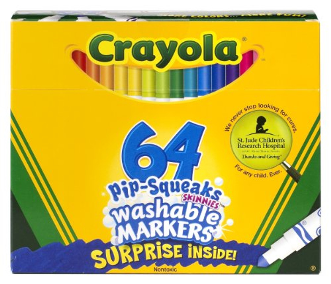 Washable Marker Set, 64 Coloring Supplies, Crayola.com