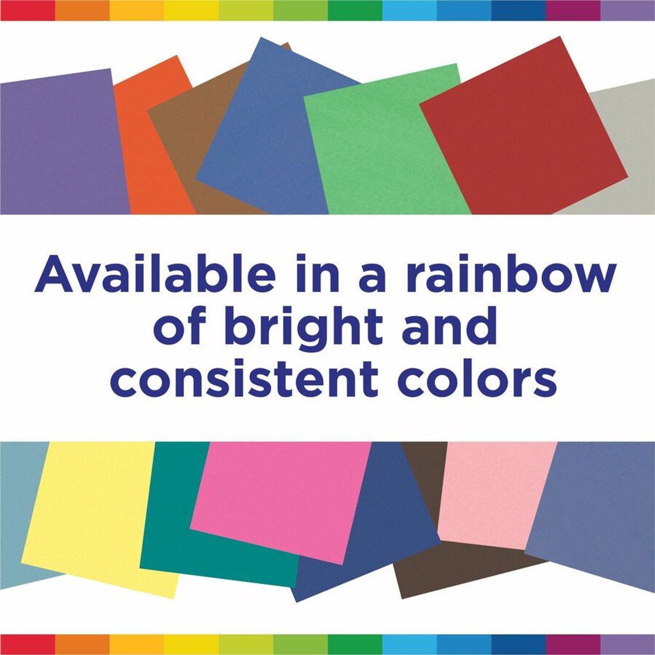 SunWorks Construction Paper, 50 lb Text Weight, 12 x 18, Sky Blue, 50/Pack