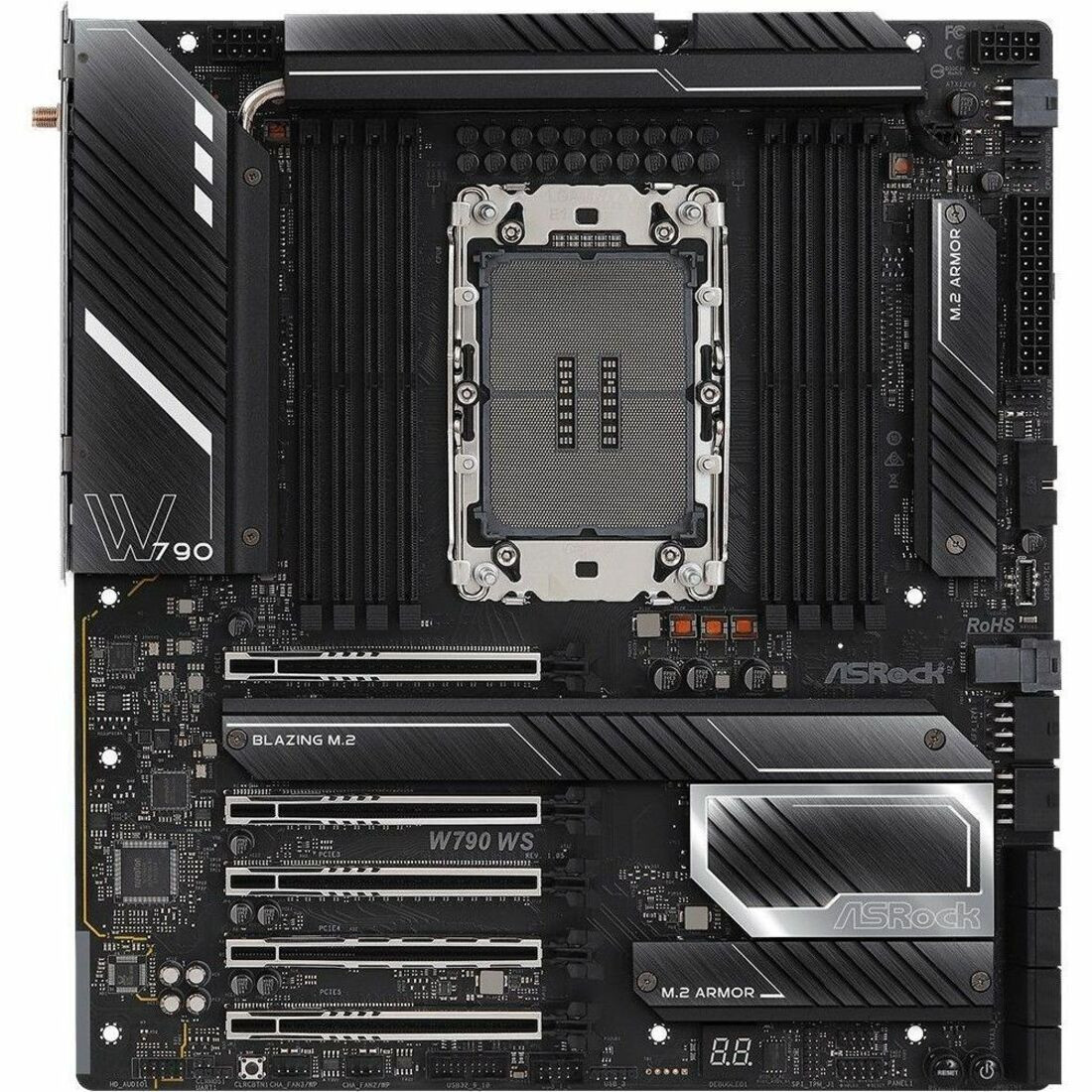 マザーボード ASRock W790 WS Asrock W790 WS W790 WS Gaming Motherboard W790 WS | Beach Audio