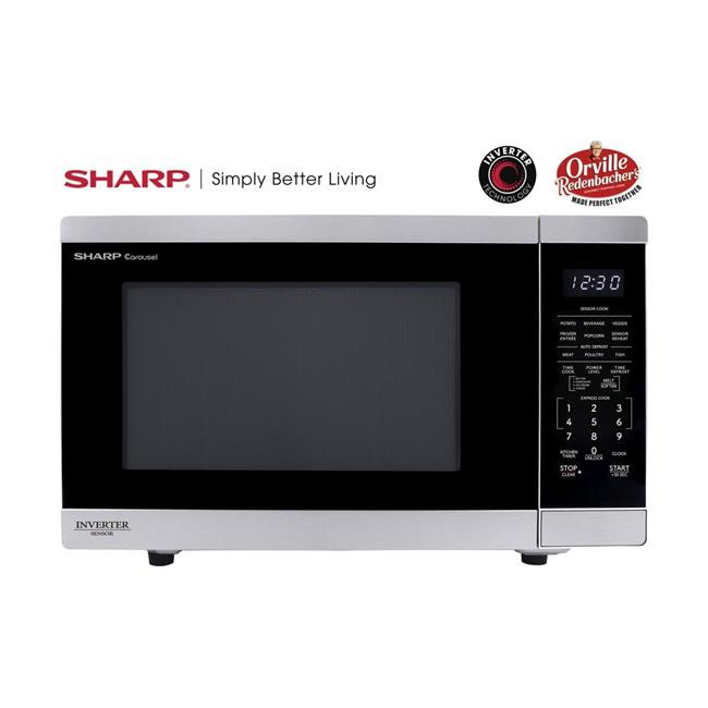 Sharp SMC1464KS 1.4 Cf Countertop Microwave Oven | Beach Audio