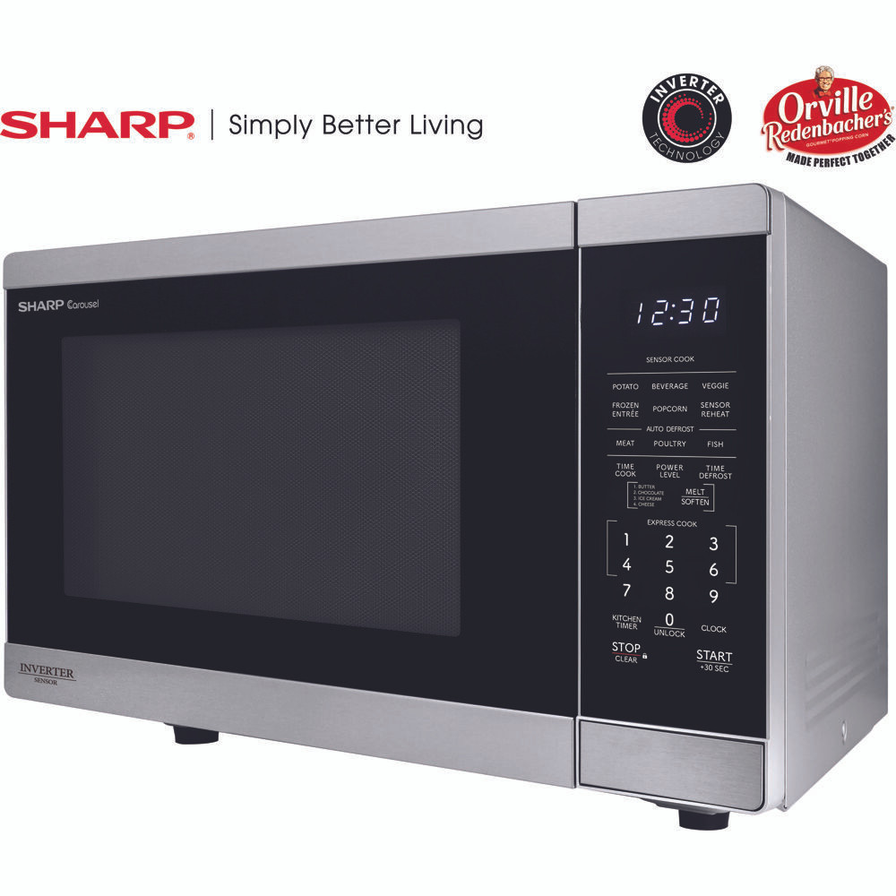 Sharp SMC1464KS 1.4 Cf Countertop Microwave Oven | Beach Audio