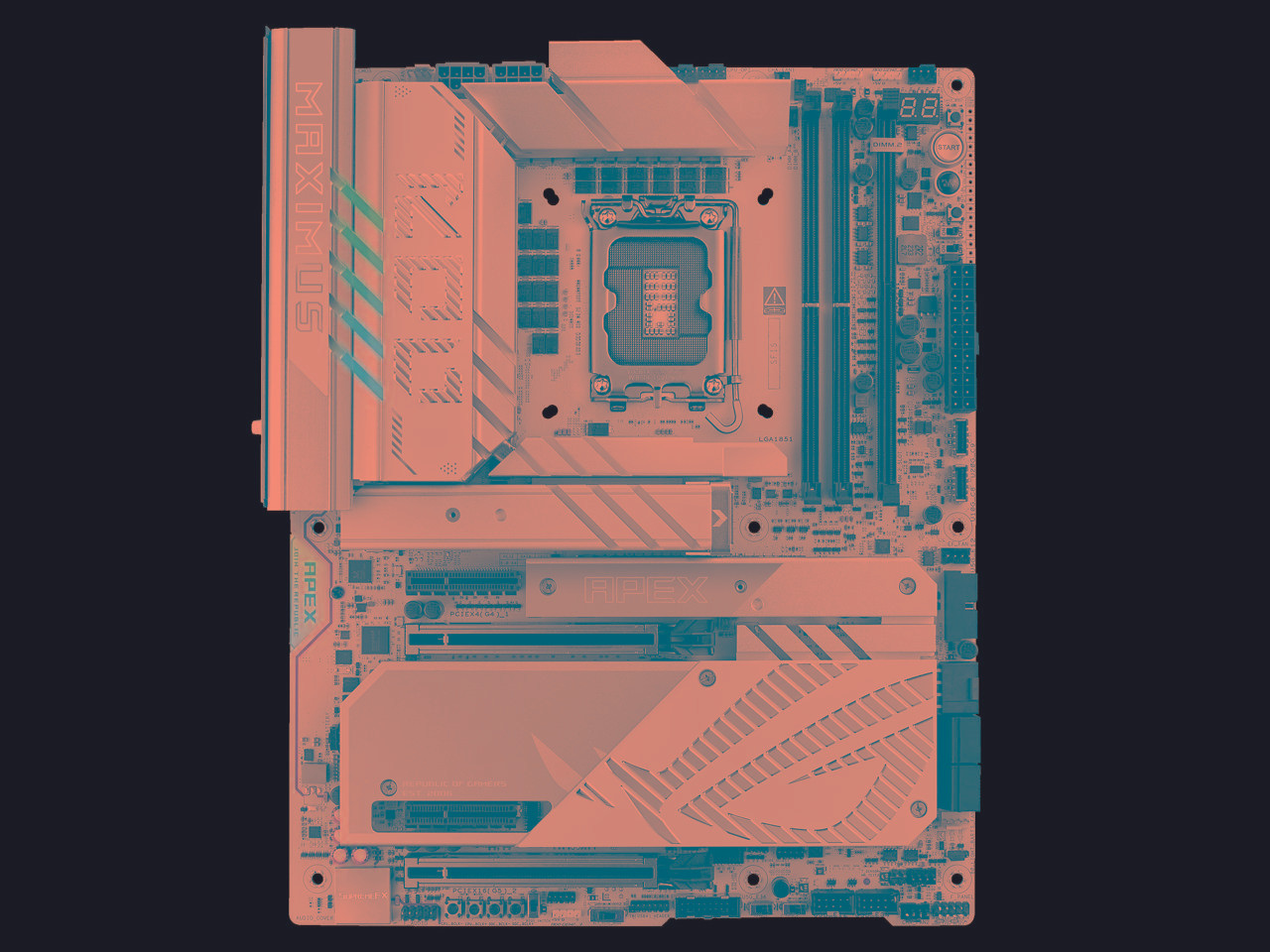 Asus ROG MAXIMUS Z890 APEX Gaming Desktop Motherboard - | Beach Audio