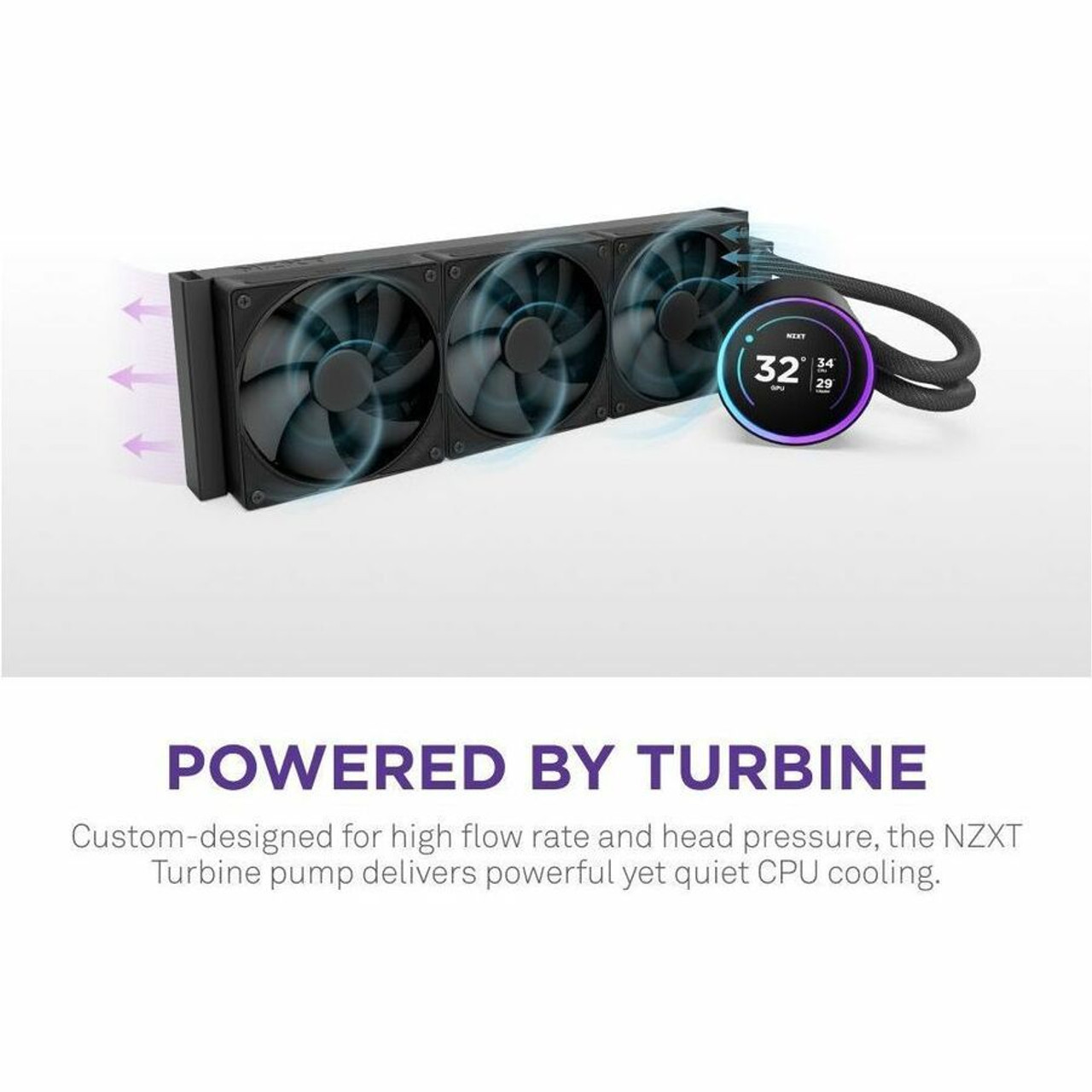 NZXT Kraken Elite 360 RL-KN36E-B2 Cooling | Beach Audio