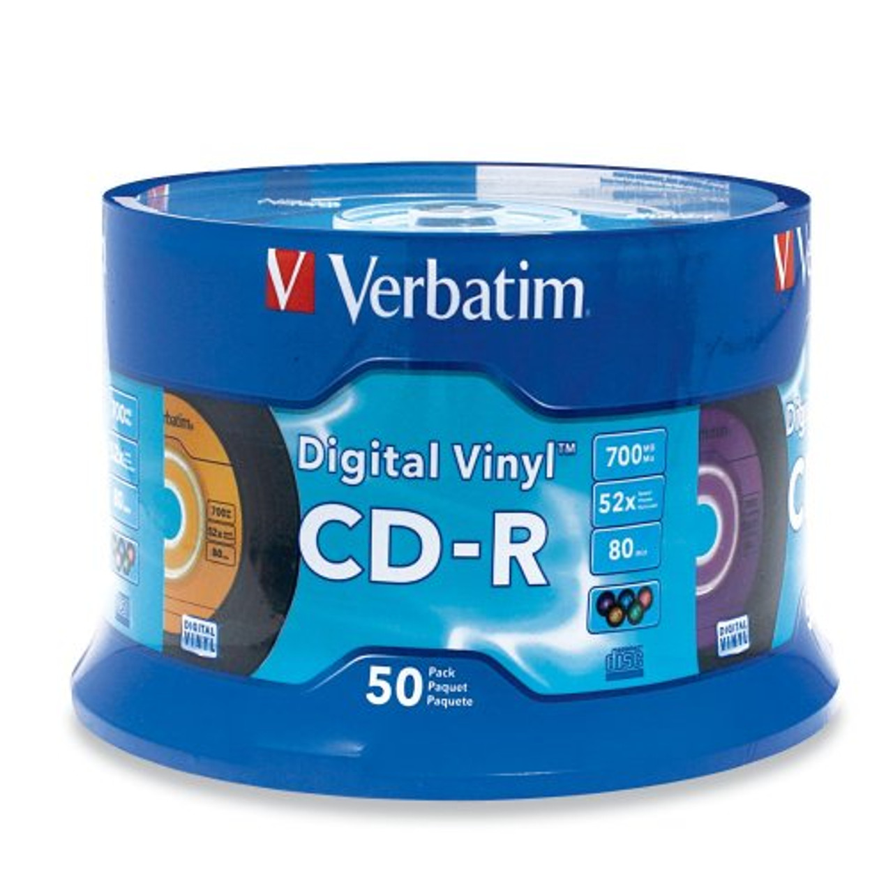 CD-R 700MB 52X with Branded Surface - 50pk Spindle: CD-R - CD