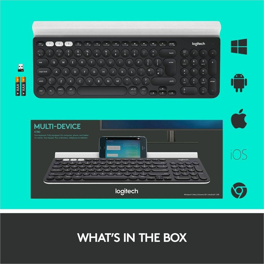 Logitech K780 Wireless Keyboard - Thumbnail 3