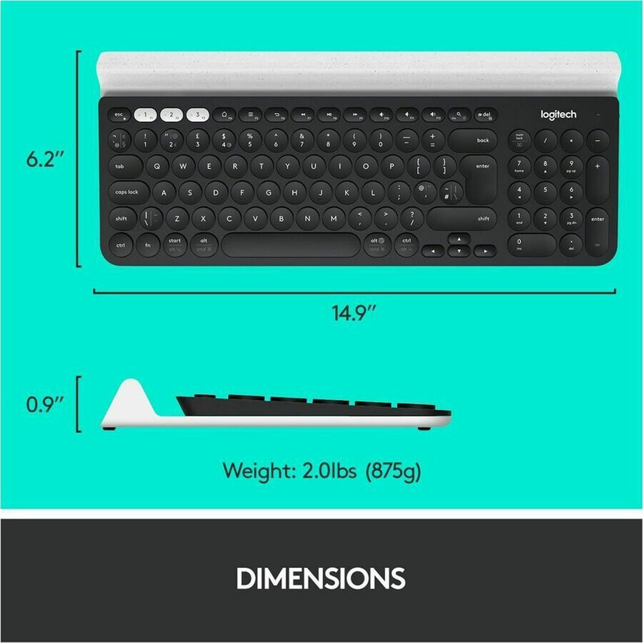 Logitech K780 Wireless Keyboard - Thumbnail 2