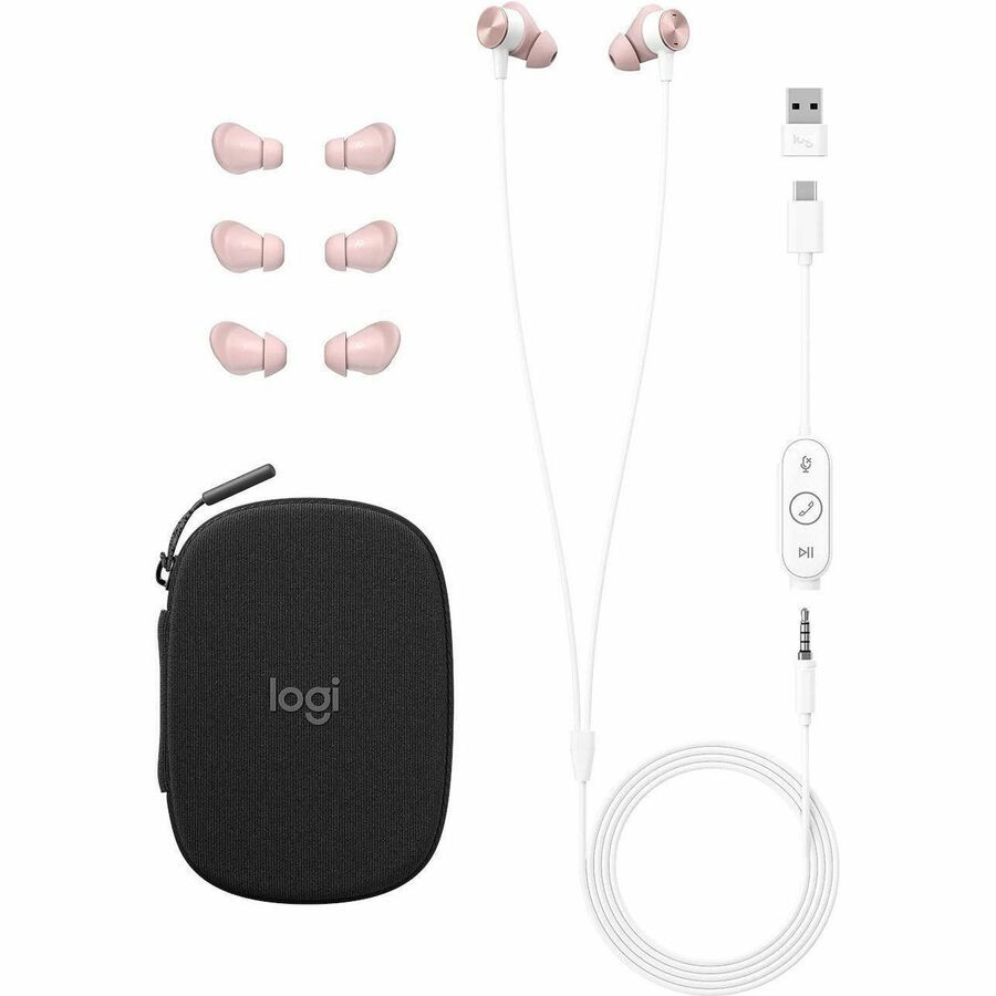 Logitech 981-001134 Logi Zone Wired Earbuds | Beach Audio