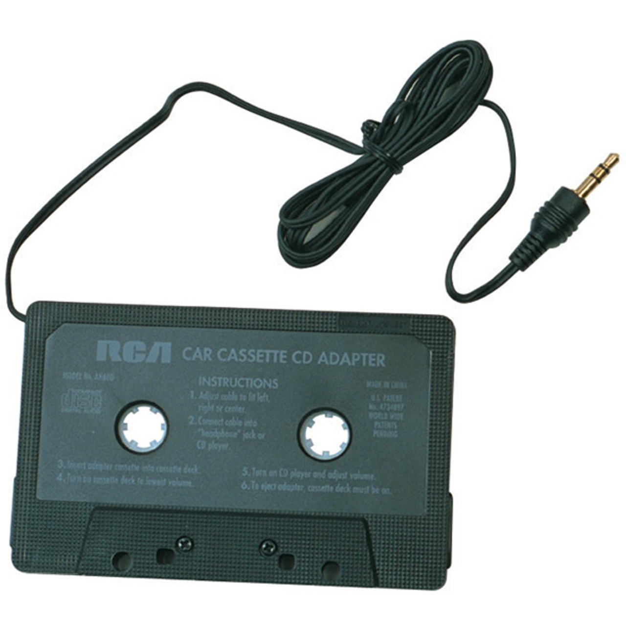 Thomson Rca Car Cassette Adapter - 3.5mm - Audio