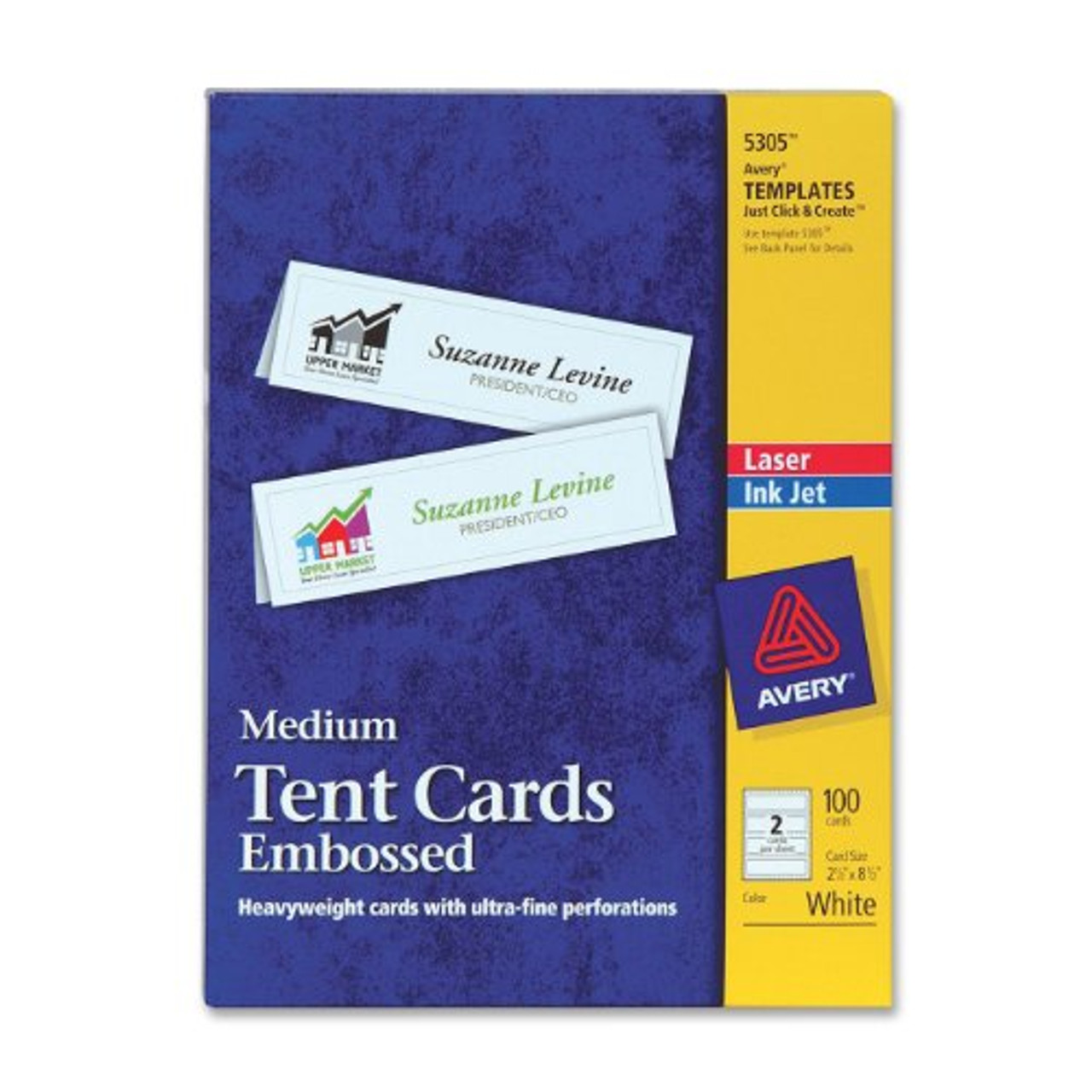 Avery Tent Card - For Laser, Inkjet Print - 2.50 avery-tent-card-for-laser-inkjet-print-2-50-x-beach-audio