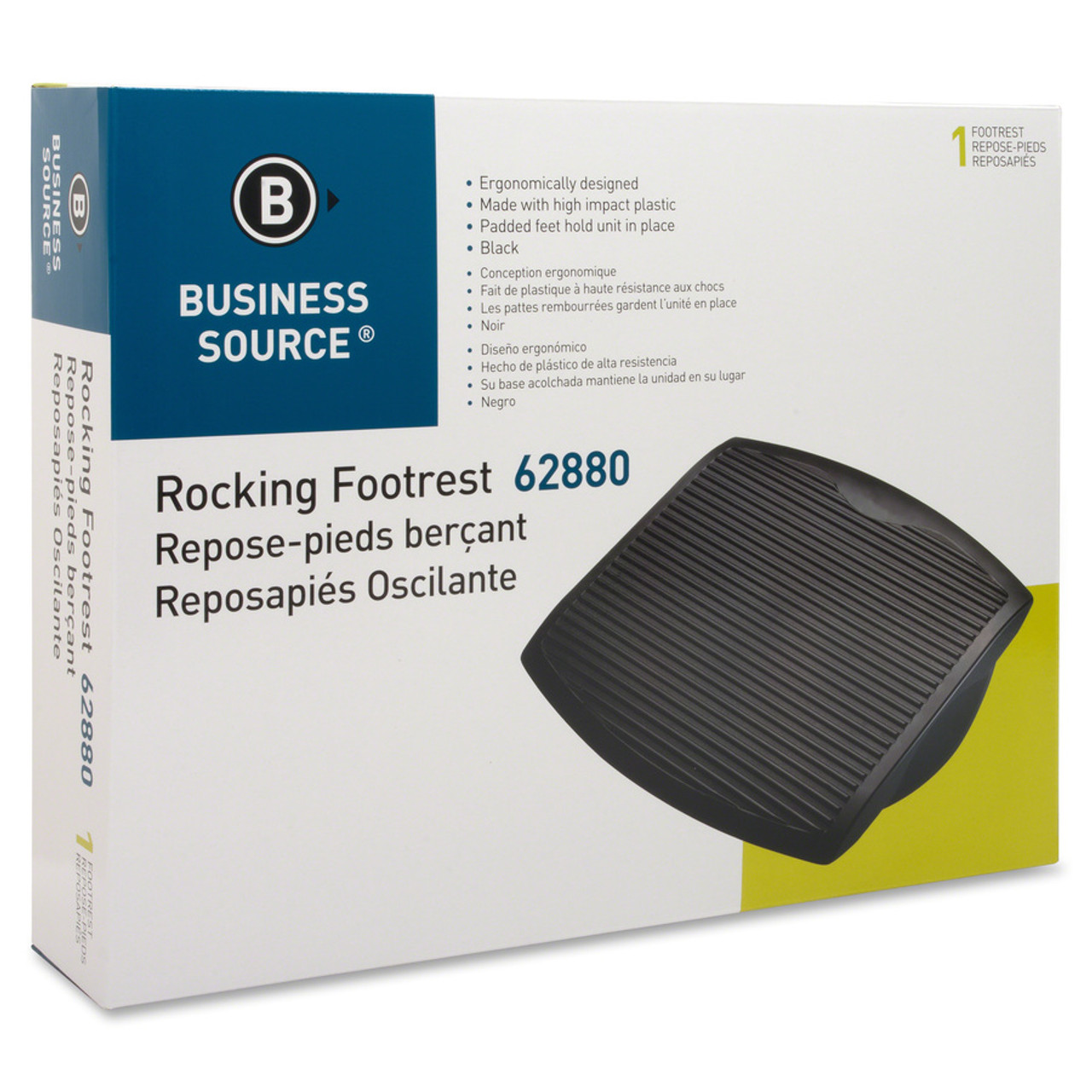 Business Source Ergonomic Rocking Footrest
