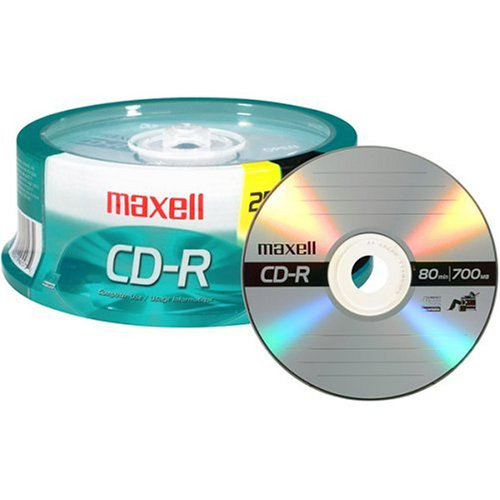 Maxell Cdr-700mx48/25sp 48x Write-once Cd-r Spindle For | Beach Audio