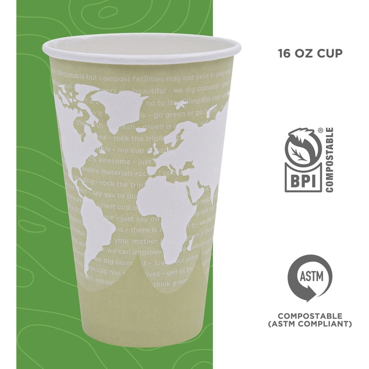 16oz PET Cup 1000-EP-PET-16